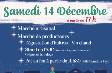 affiche marché noel 2024