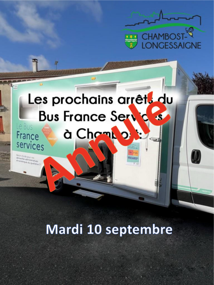 bus france service annule