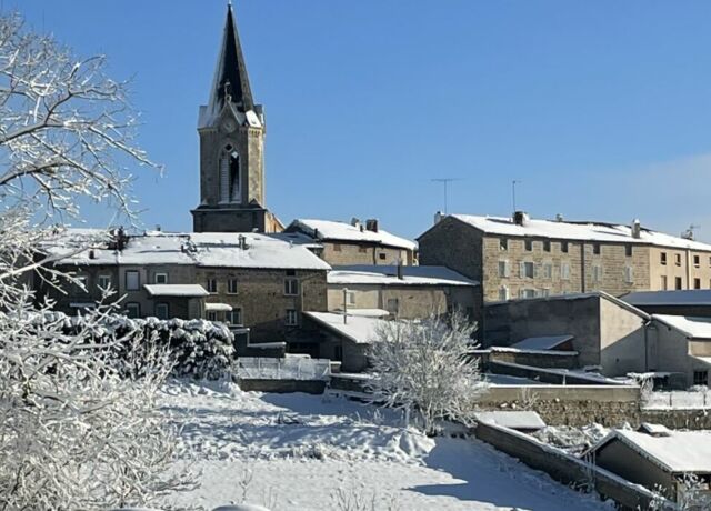 chambost longessaigne hiver eglise 1