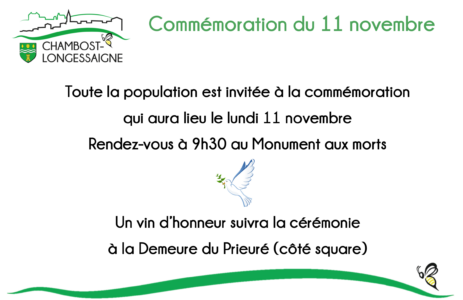 commémoration 11 novembre 2024